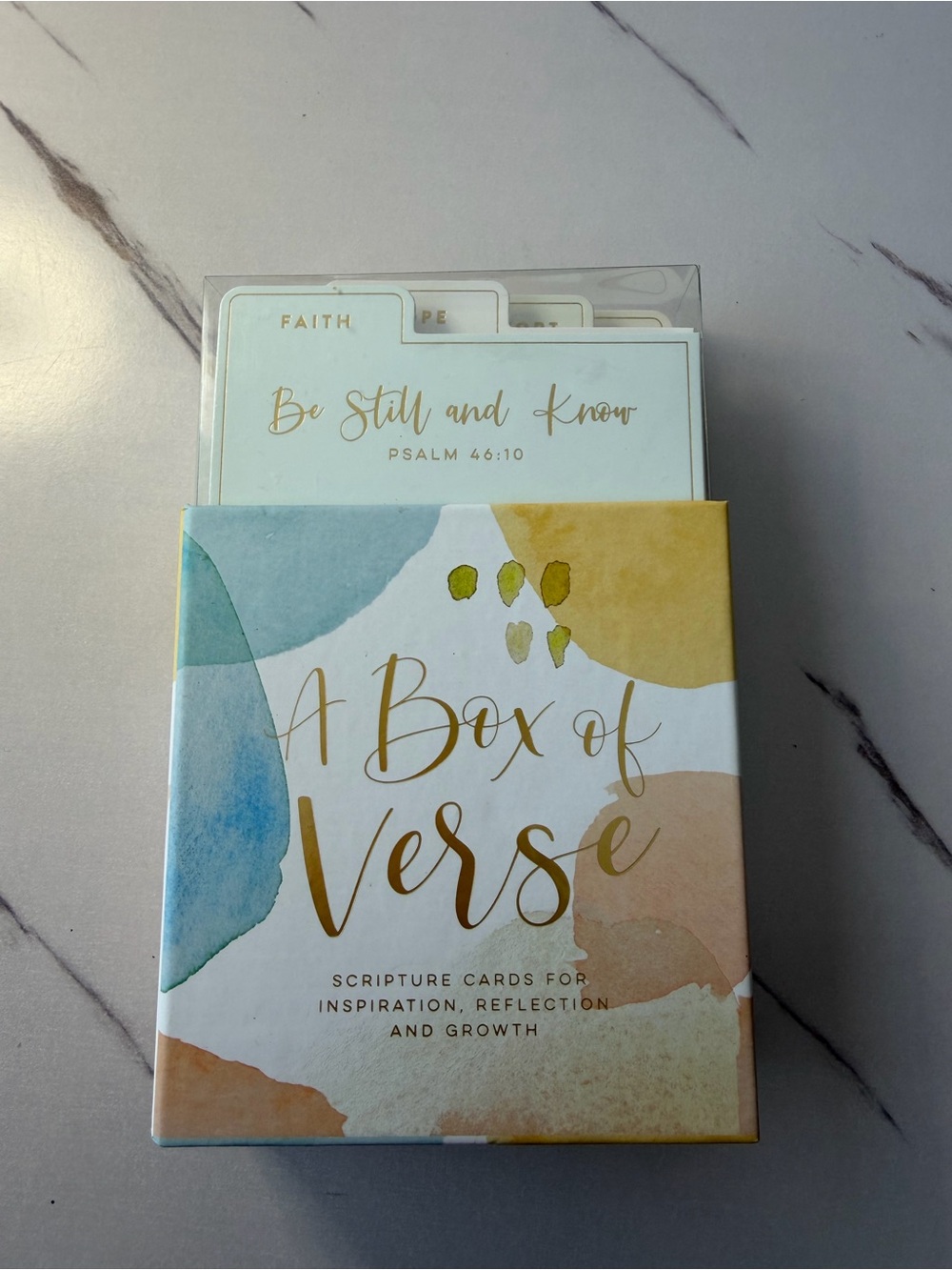 A Box of Verse Scripture Cards - Watercolor Pastel Palette